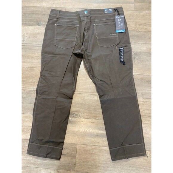 Kuhl Free Rydr Mens 42x30 Dark Khaki Vintage Patina Dye Nearly New - Picture 8 of 12